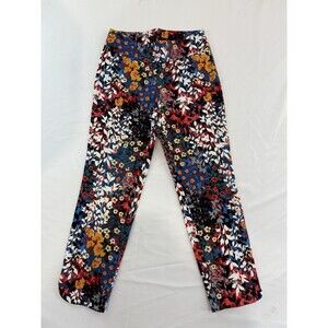 UP! Floral Pull On Pants Size 10